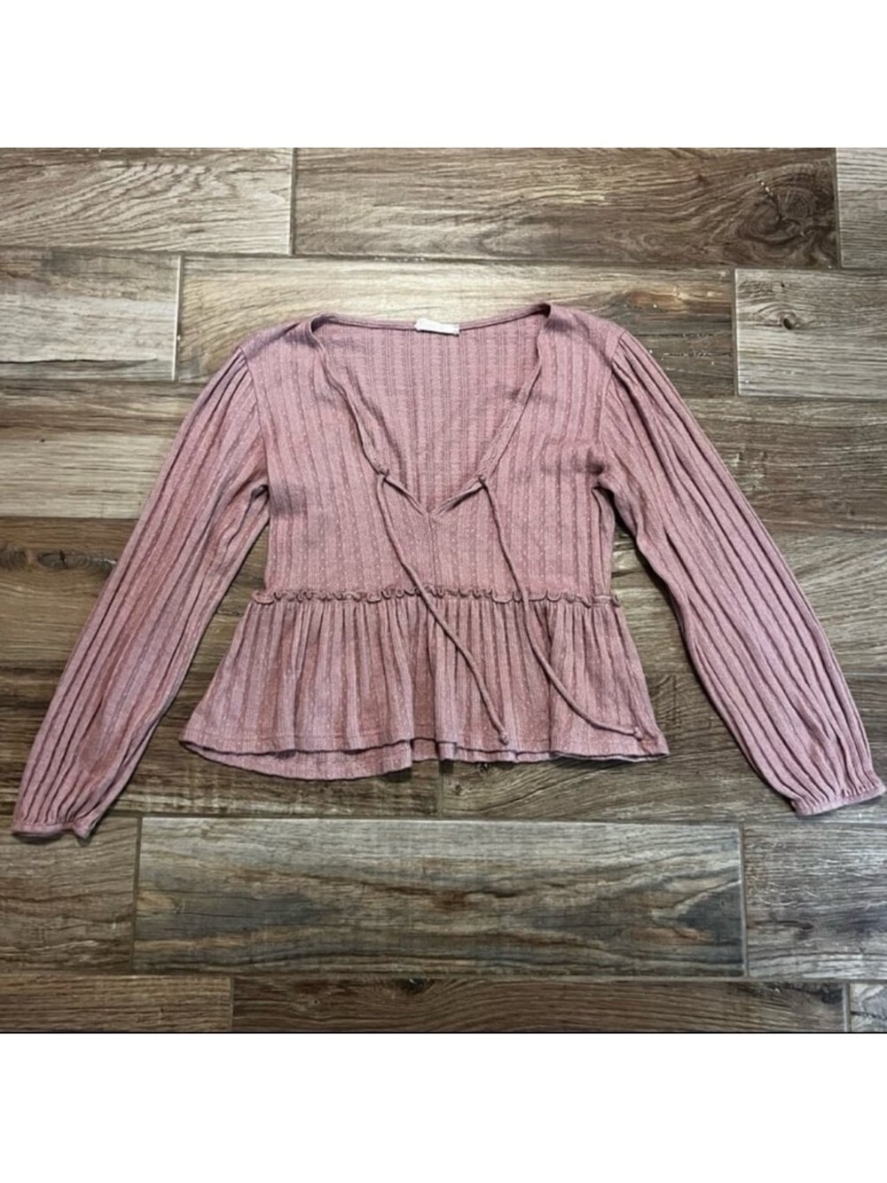 Altar'd State Knit Long Sleeve Top